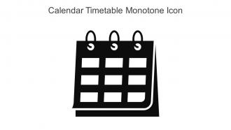 Calendar Timetable Monotone Icon In Powerpoint Pptx Png And Editable Eps Format