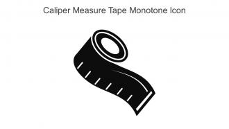 Caliper Measure Tape Monotone Icon In Powerpoint Pptx Png And Editable Eps Format