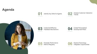 Call Center Agent Training Program PPT Outline AT Aesthatic Colorful