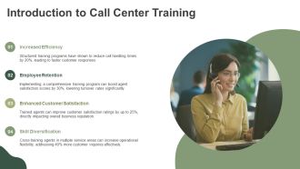 Call Center Agent Training Program PPT Outline AT Engaging Colorful