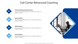 Call Center Behavioral Coaching In Powerpoint And Google Slides Cpb