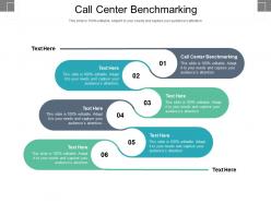 Call center benchmarking ppt powerpoint presentation outline guidelines cpb