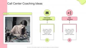 Call Center Coaching Ideas In Powerpoint And Google Slides Cpb