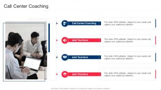Call Center Coaching In Powerpoint And Google Slides Cpb