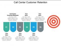 Call center customer retention ppt powerpoint presentation icon diagrams cpb