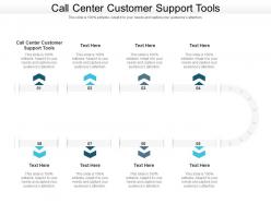 Call center customer support tools ppt powerpoint presentation show slide download cpb