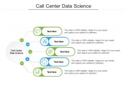Call center data science ppt powerpoint presentation file designs cpb