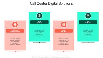 Call Center Digital Solutions In Powerpoint And Google Slides Cpb