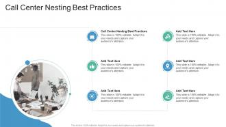 Call Center Nesting Best Practices In Powerpoint And Google Slides Cpb
