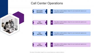 Call Center Operations In Powerpoint And Google Slides Cpb
