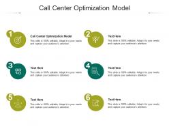 Call center optimization model ppt powerpoint presentation infographic template vector cpb