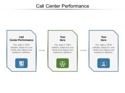 Call center performance ppt powerpoint presentation infographic template graphic tips cpb