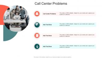 Call Center Problems In Powerpoint And Google Slides Cpb