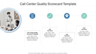 Call Center Quality Scorecard Template In Powerpoint And Google Slides Cpb