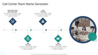 Call Center Team Name Generator In Powerpoint And Google Slides Cpb