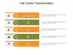 Call center transformation ppt powerpoint presentation styles example introduction cpb