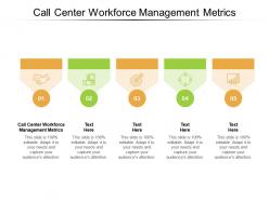 Call center workforce management metrics ppt powerpoint presentation inspiration cpb