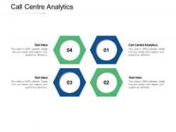 Call centre analytics ppt powerpoint presentation designs download cpb