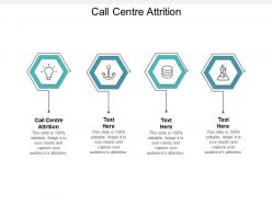 Call centre attrition ppt powerpoint presentation ideas shapes cpb