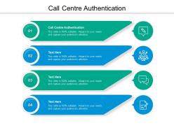 Call centre authentication ppt powerpoint presentation slide cpb