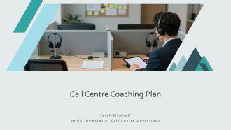Call Centre Coaching Plan PPT Template VA