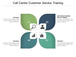 Call centre customer service training ppt powerpoint presentation show format cpb