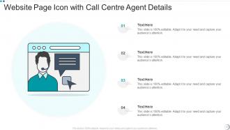 Call Centre Icon Powerpoint PPT Template Bundles