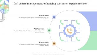 Call Centre Management Enhancing Customer Experience Icon
