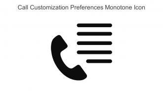 Call Customization Preferences Monotone Icon In Powerpoint Pptx Png And Editable Eps Format