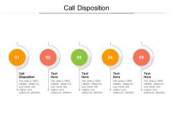 Call disposition ppt powerpoint presentation inspiration design templates cpb