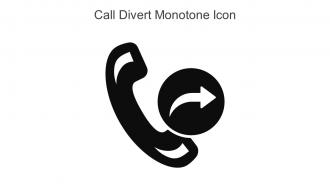 Call Divert Monotone Icon In Powerpoint Pptx Png And Editable Eps Format