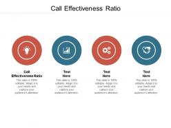 Call effectiveness ratio ppt powerpoint presentation professional themes cpb