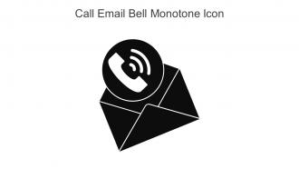 Call Email Bell Monotone Icon In Powerpoint Pptx Png And Editable Eps Format