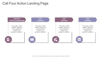 Call Four Action Landing Page In Powerpoint And Google Slides Cpb
