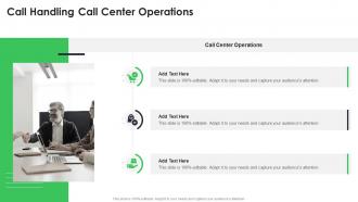 Call Handling Call Center Operations In Powerpoint And Google Slides Cpb