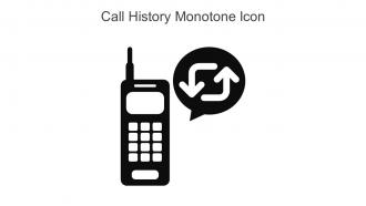 Call History Monotone Icon In Powerpoint Pptx Png And Editable Eps Format