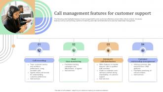 Call Management Features For Customer Support