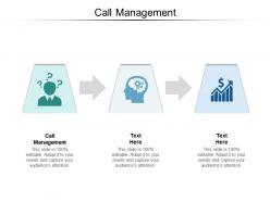Call management ppt powerpoint presentation portfolio visual aids