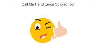 Call Me Hand Emoji Colored Icon In Powerpoint Pptx Png And Editable Eps Format