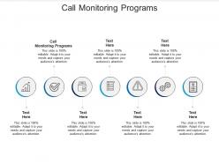 Call monitoring programs ppt powerpoint presentation gallery topics cpb