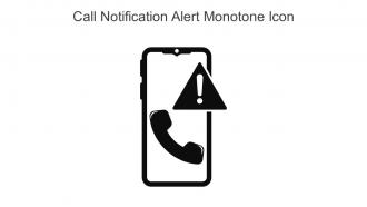 Call Notification Alert Monotone Icon In Powerpoint Pptx Png And Editable Eps Format