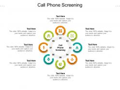 Call phone screening ppt powerpoint presentation ideas aids cpb