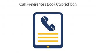Call Preferences Book Colored Icon In Powerpoint Pptx Png And Editable Eps Format