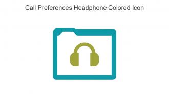 Call Preferences Headphone Colored Icon In Powerpoint Pptx Png And Editable Eps Format