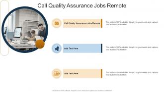 Call Quality Assurance Jobs Remote In Powerpoint And Google Slides Cpb