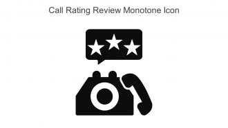 Call Rating Review Monotone Icon In Powerpoint Pptx Png And Editable Eps Format