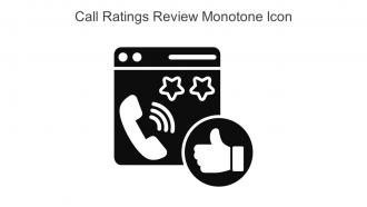 Call Ratings Review Monotone Icon In Powerpoint Pptx Png And Editable Eps Format