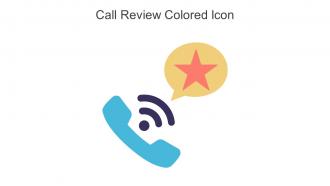 Call Review Colored Icon In Powerpoint Pptx Png And Editable Eps Format