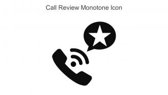 Call Review Monotone Icon In Powerpoint Pptx Png And Editable Eps Format