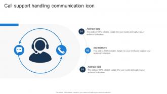 Call Support Handling Communication Icon